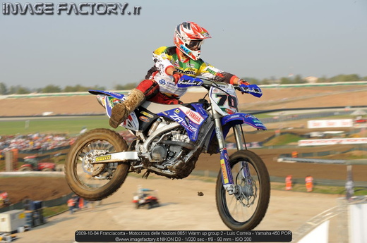 2009-10-04 Franciacorta - Motocross delle Nazioni 0651 Warm up group 2 - Luis Correia - Yamaha 450 POR